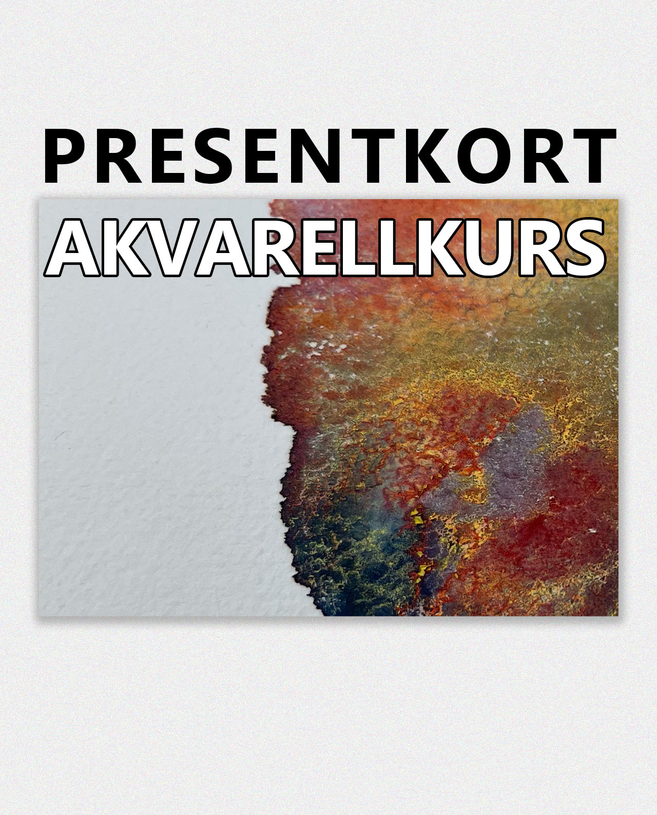 Presentkort - Akvarellkurs